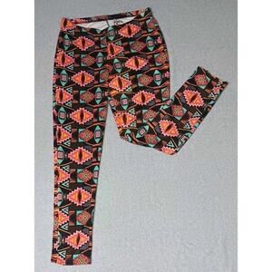 Rock 47 Wrangler Legging Pants Womens Size Large Multicolor Aztec Tribal Design